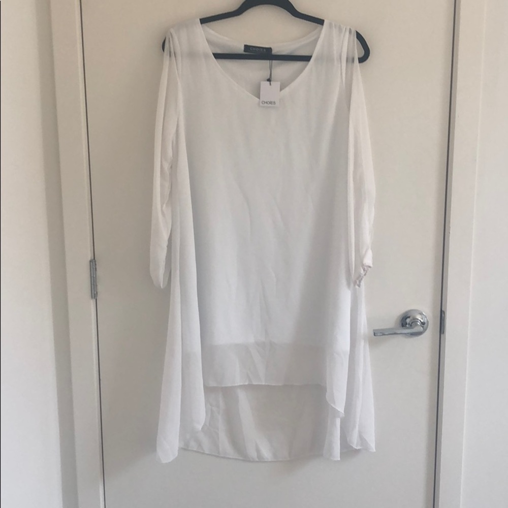White long sleeve dress